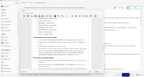SOC analysis – Infrastructure weaknesses and remediation focus